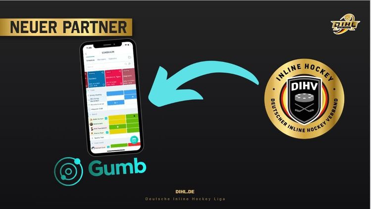 DIHV & DIHL: Gumb ist offizielle Team-App für Inlinehockey
